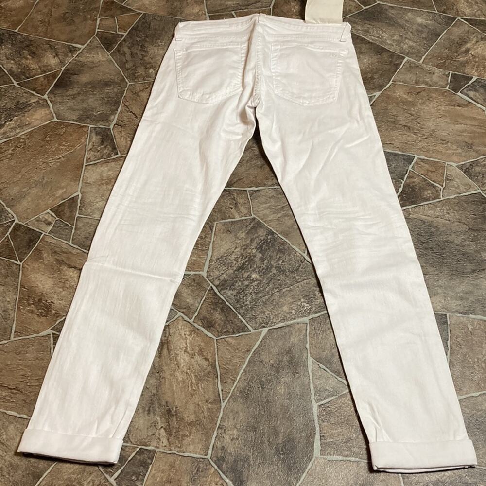 NWT Rag & Bone The Dre Boyfriend Skinny Jean Sz 26 in White - Picture 10 of 13